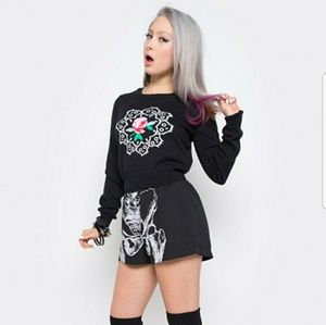 Iron fist Skully sweater pinup Rockabilly Punk